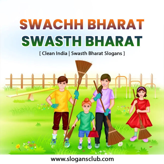 50+ Clean India | Swasth Bharat Slogans